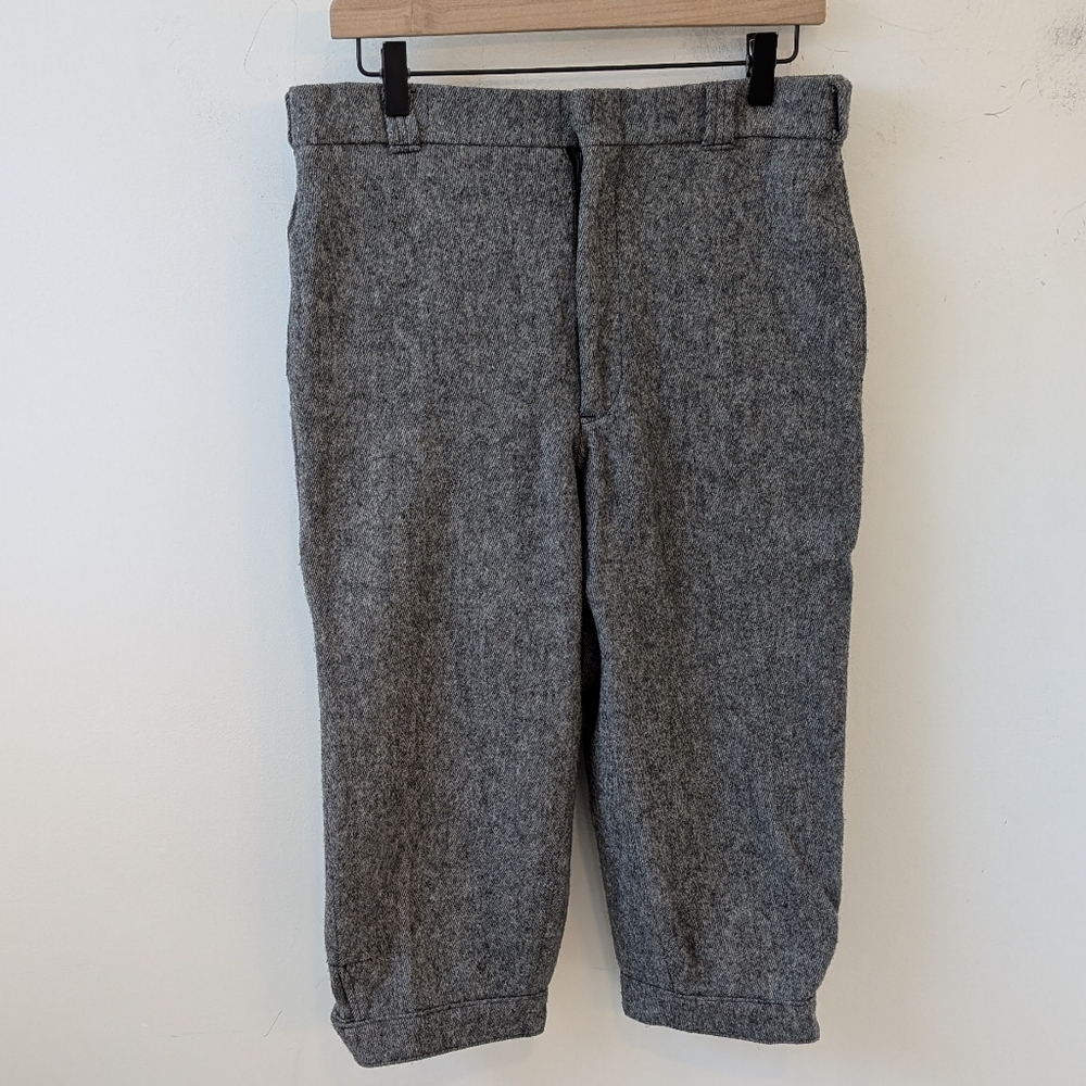 VTG Woolrich Men's Wool Knickers Cropped Pants Newsies Size 32 Stain